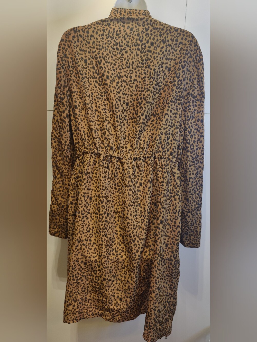 Mittoshop Leopard Print Waterfall Lightweight Jacket Size M - Picture 4 of 6